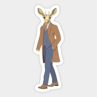 gazelle detective Sticker